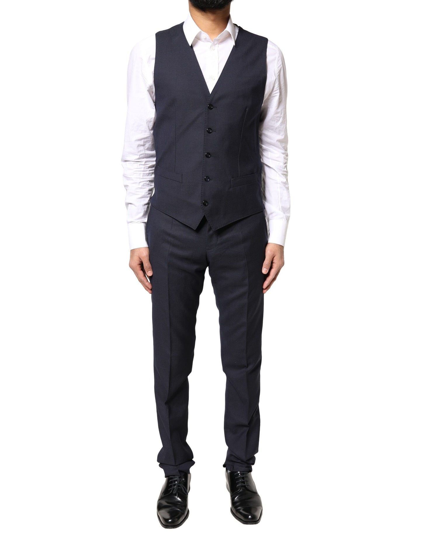 Dolce & Gabbana Black Fantasy MARTINI 3 Piece Formal Suit Dolce & Gabbana