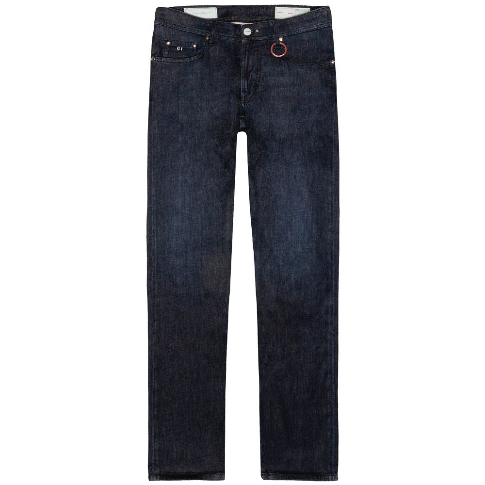 Tramarossa Blue Cotton Jeans & Pant Tramarossa