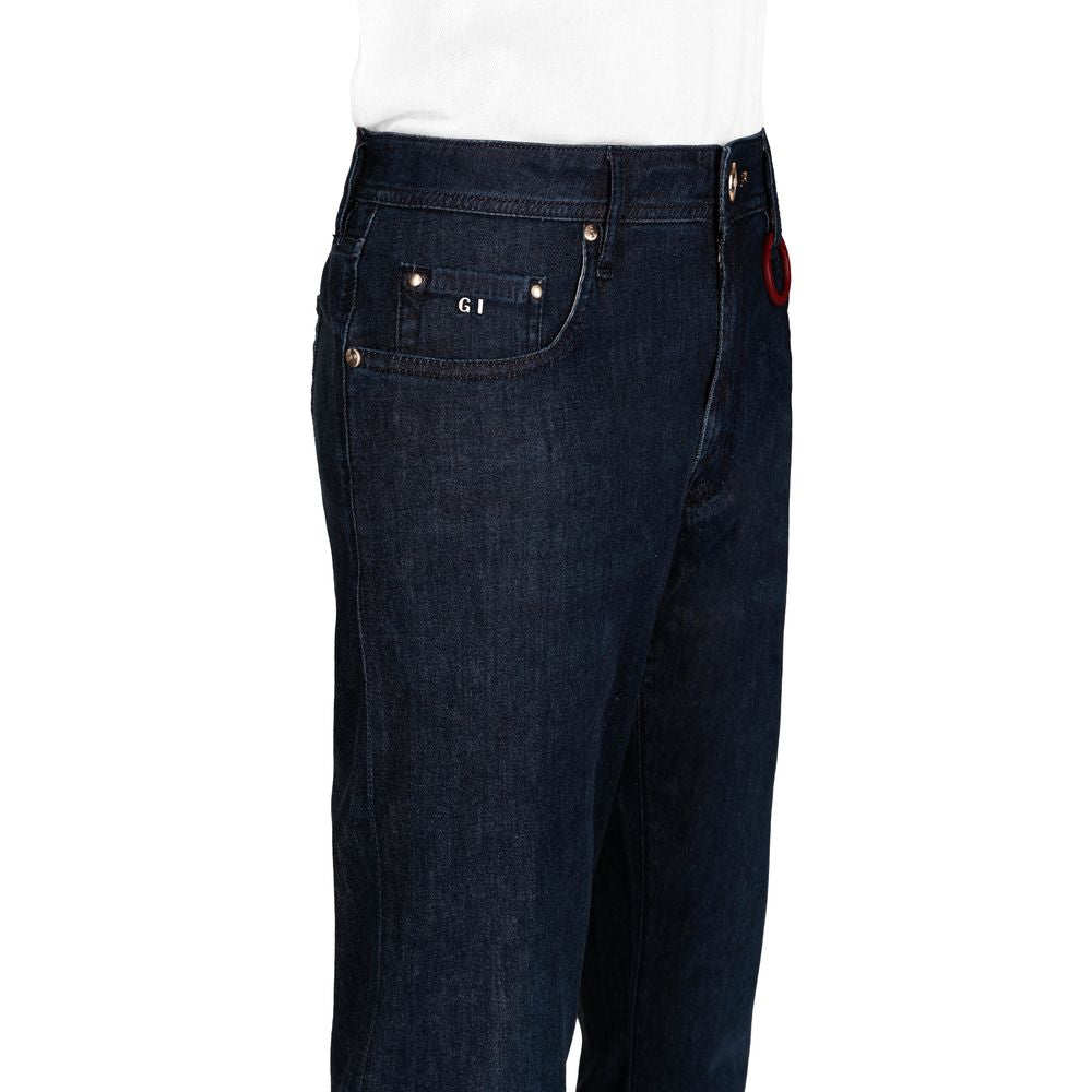 Tramarossa Blue Cotton Jeans & Pant Tramarossa