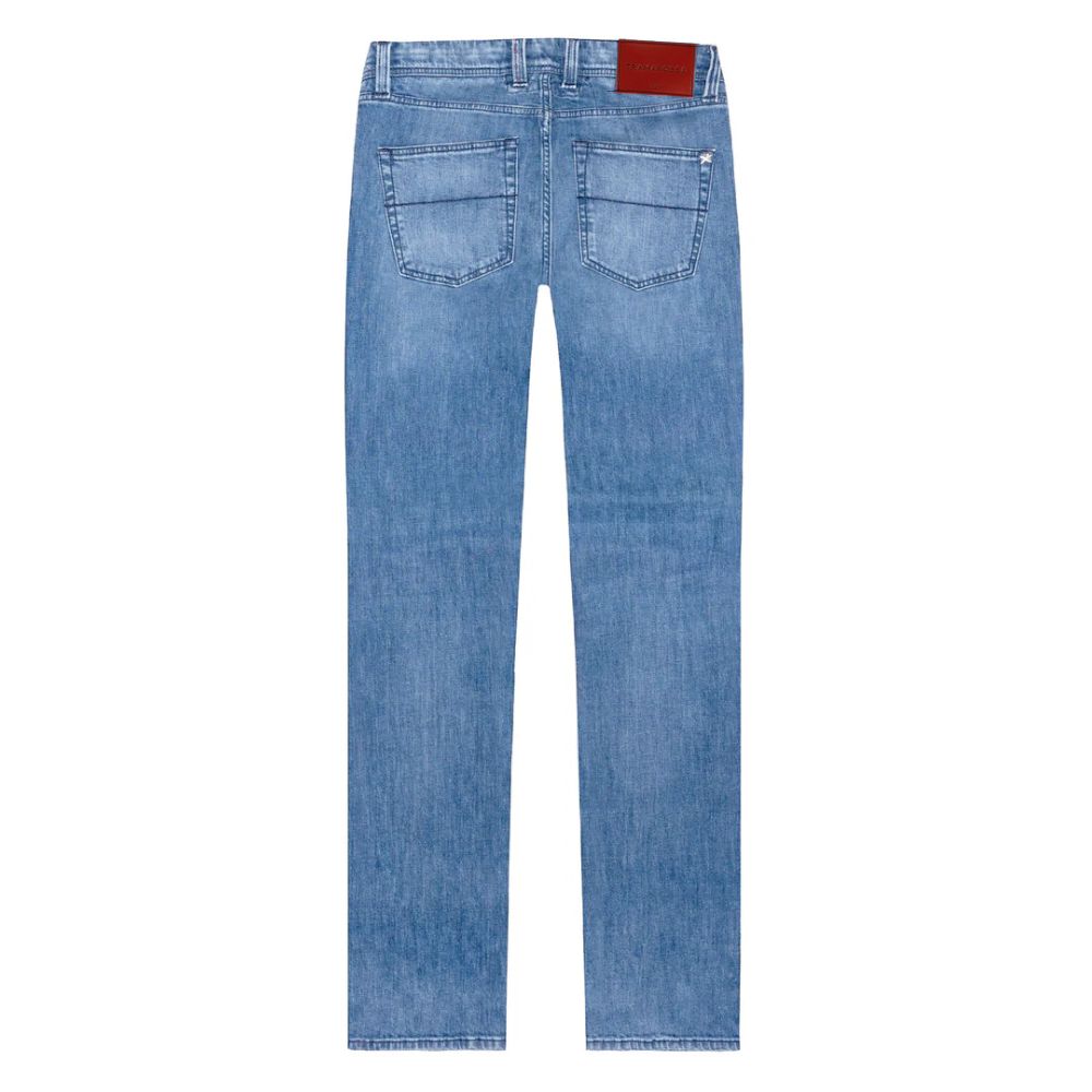 Tramarossa Blue Cotton Jeans & Pant Tramarossa