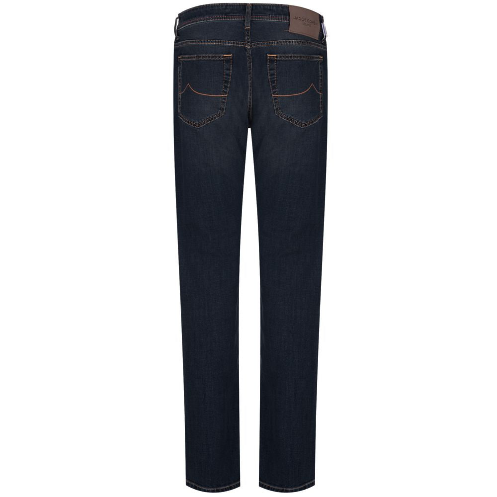 Jacob Cohen Blue Cotton Jeans & Pant Jacob Cohen