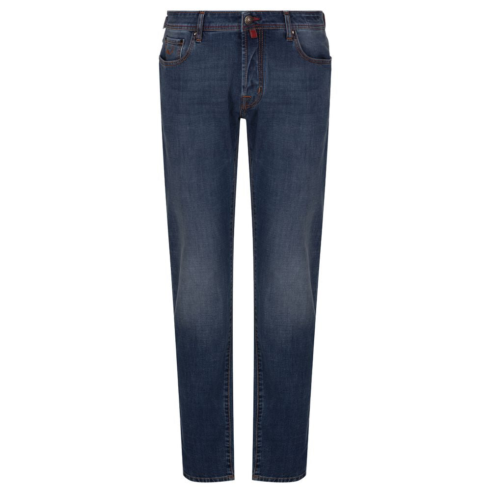 Jacob Cohen Blue Cotton Jeans & Pant Jacob Cohen