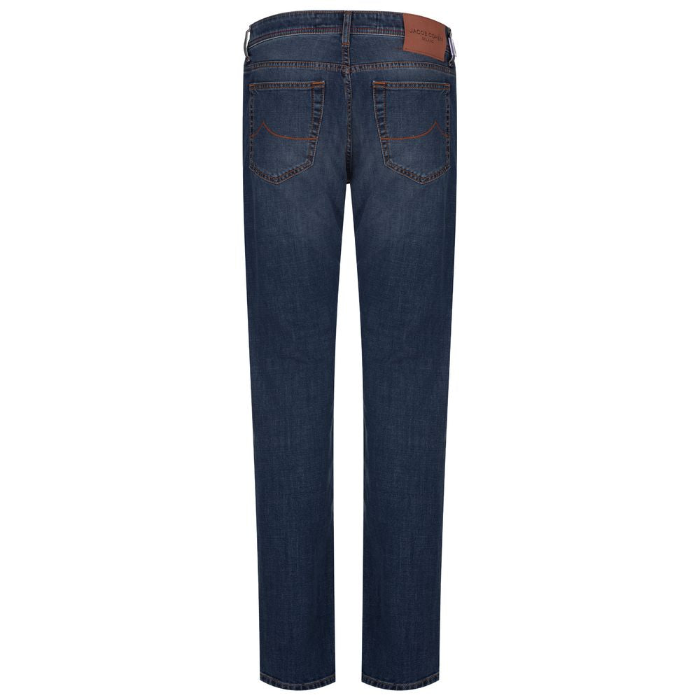 Jacob Cohen Blue Cotton Jeans & Pant Jacob Cohen