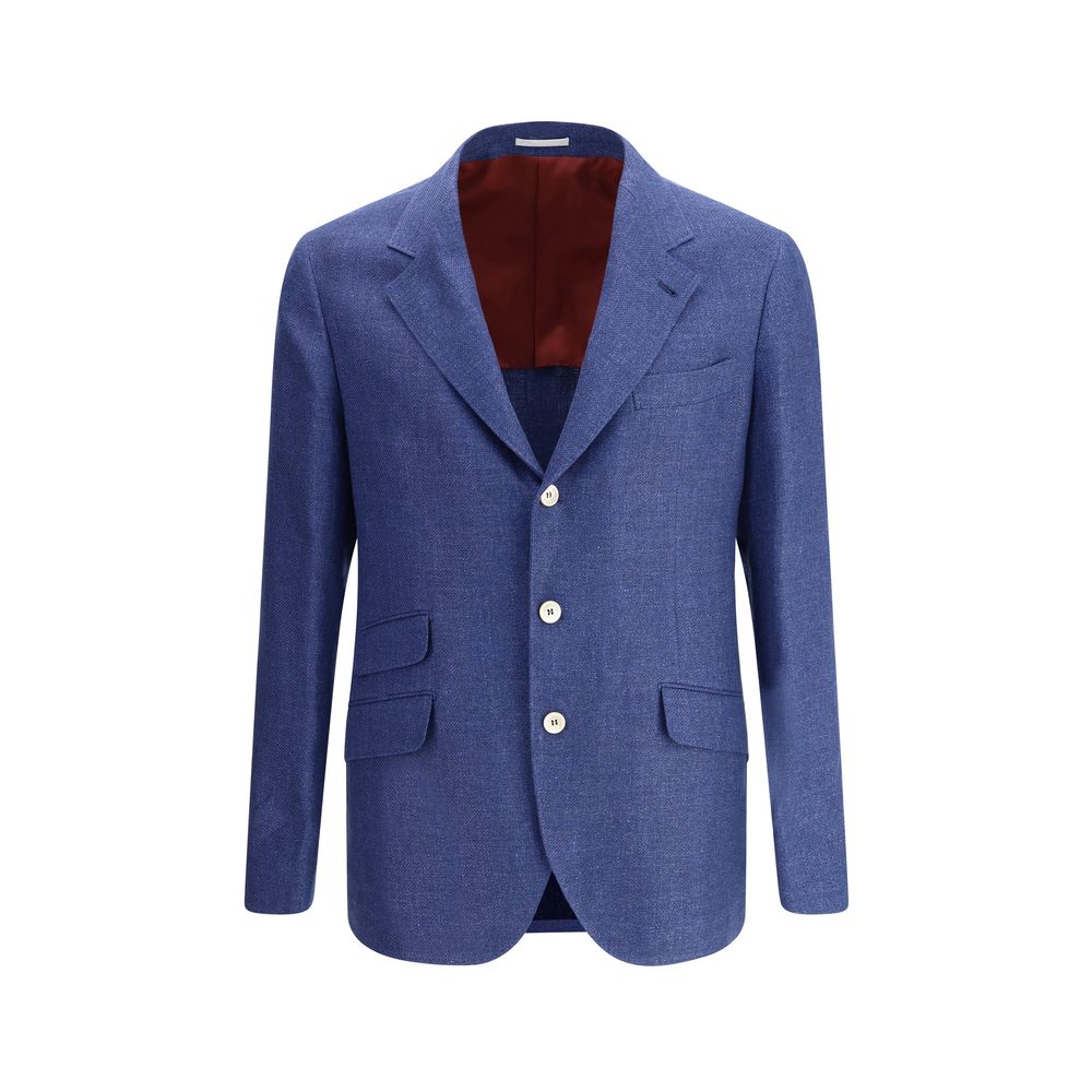 Brunello Cucinelli Linen Blazer Jacket Brunello Cucinelli