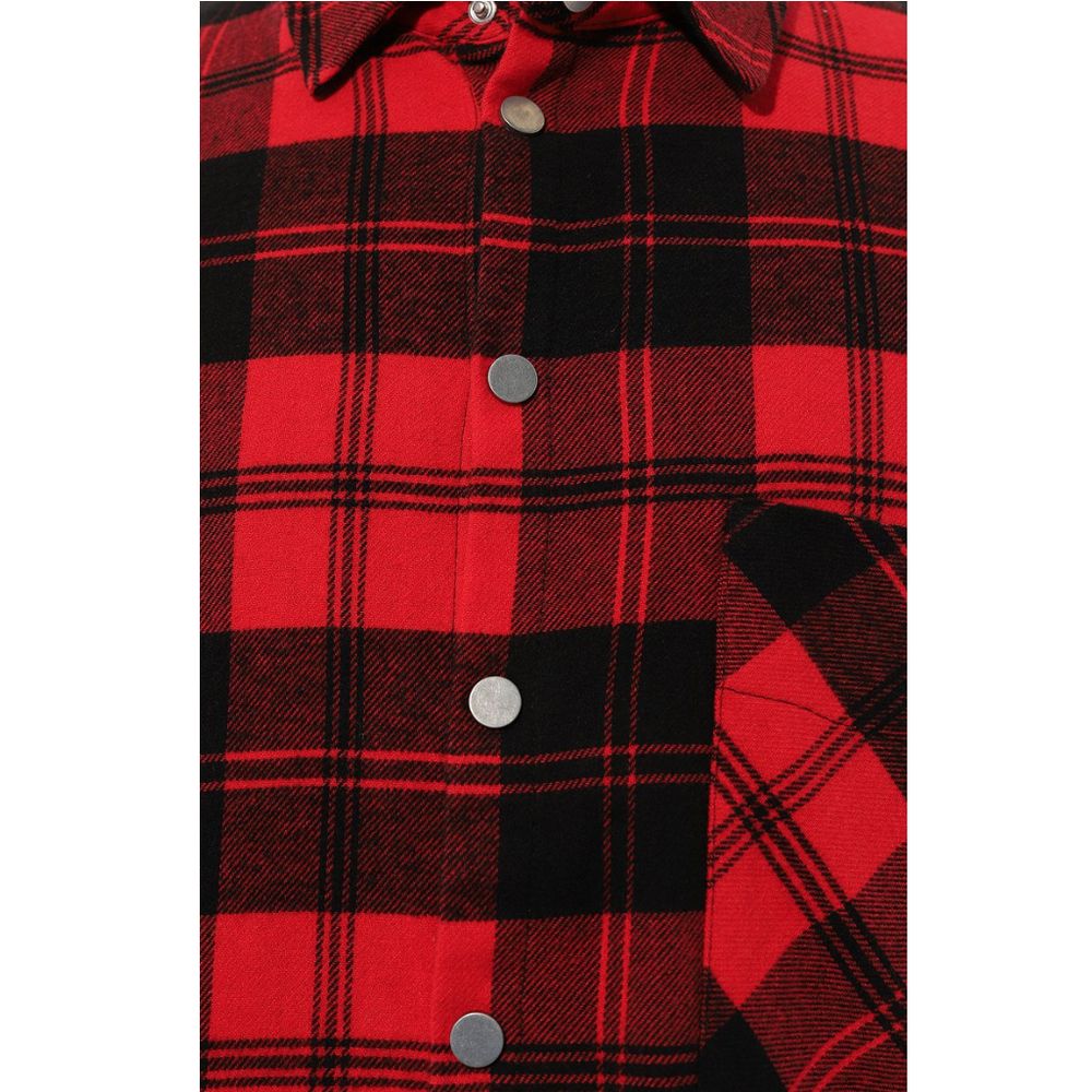 Diego Venturino Red Cotton Jacket Diego Venturino