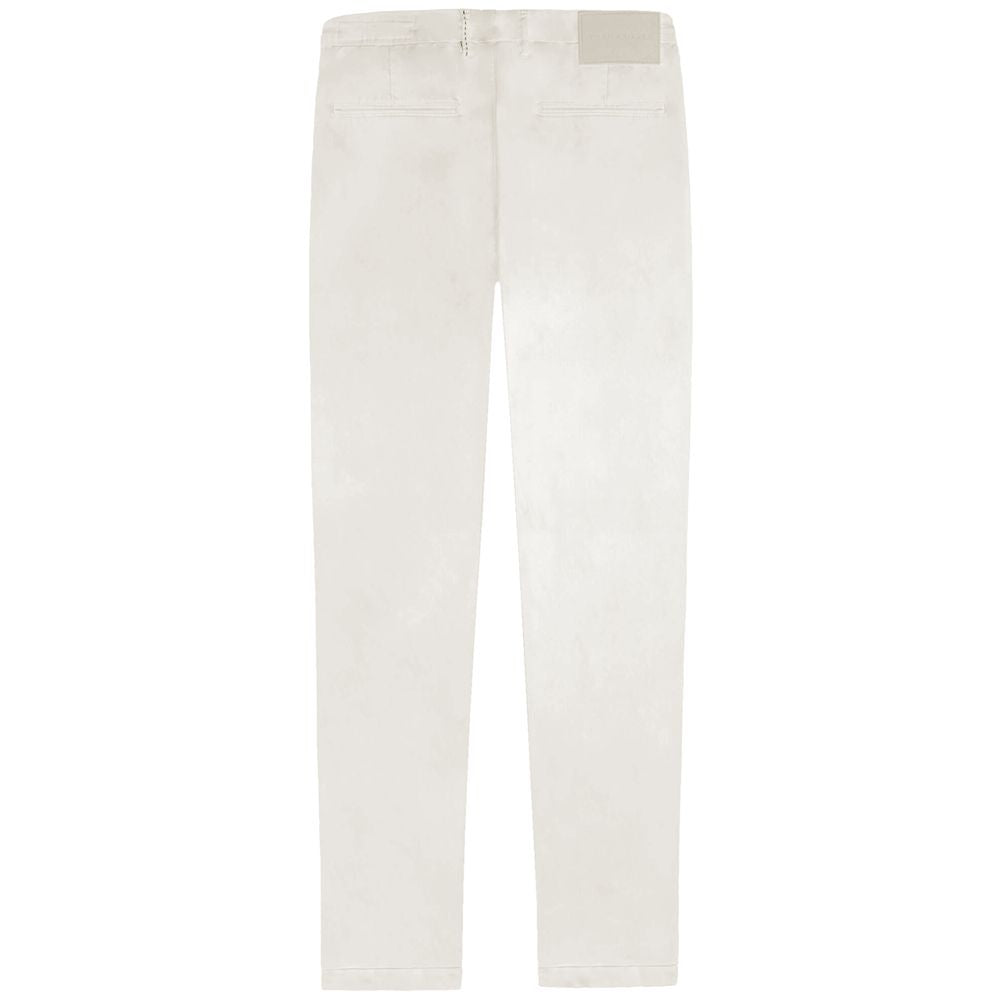 Tramarossa White Cotton Jeans & Pant Tramarossa