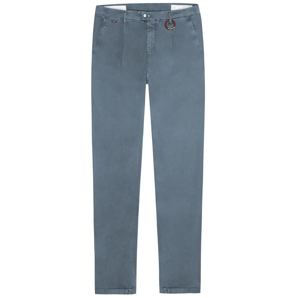 Tramarossa Light Blue Cotton Men Jeans Tramarossa