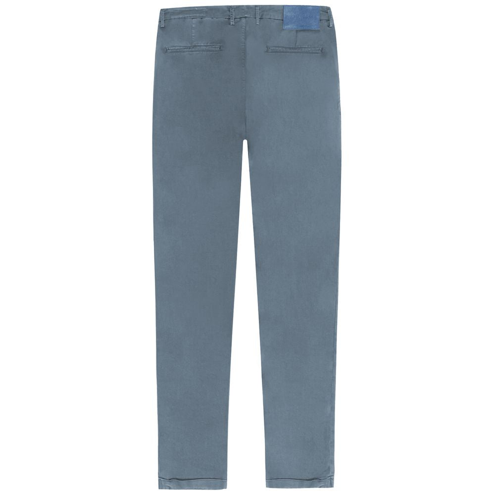 Tramarossa Light Blue Cotton Men Jeans Tramarossa