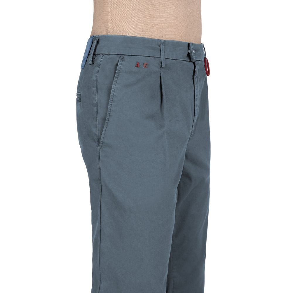 Tramarossa Light Blue Cotton Men Jeans Tramarossa
