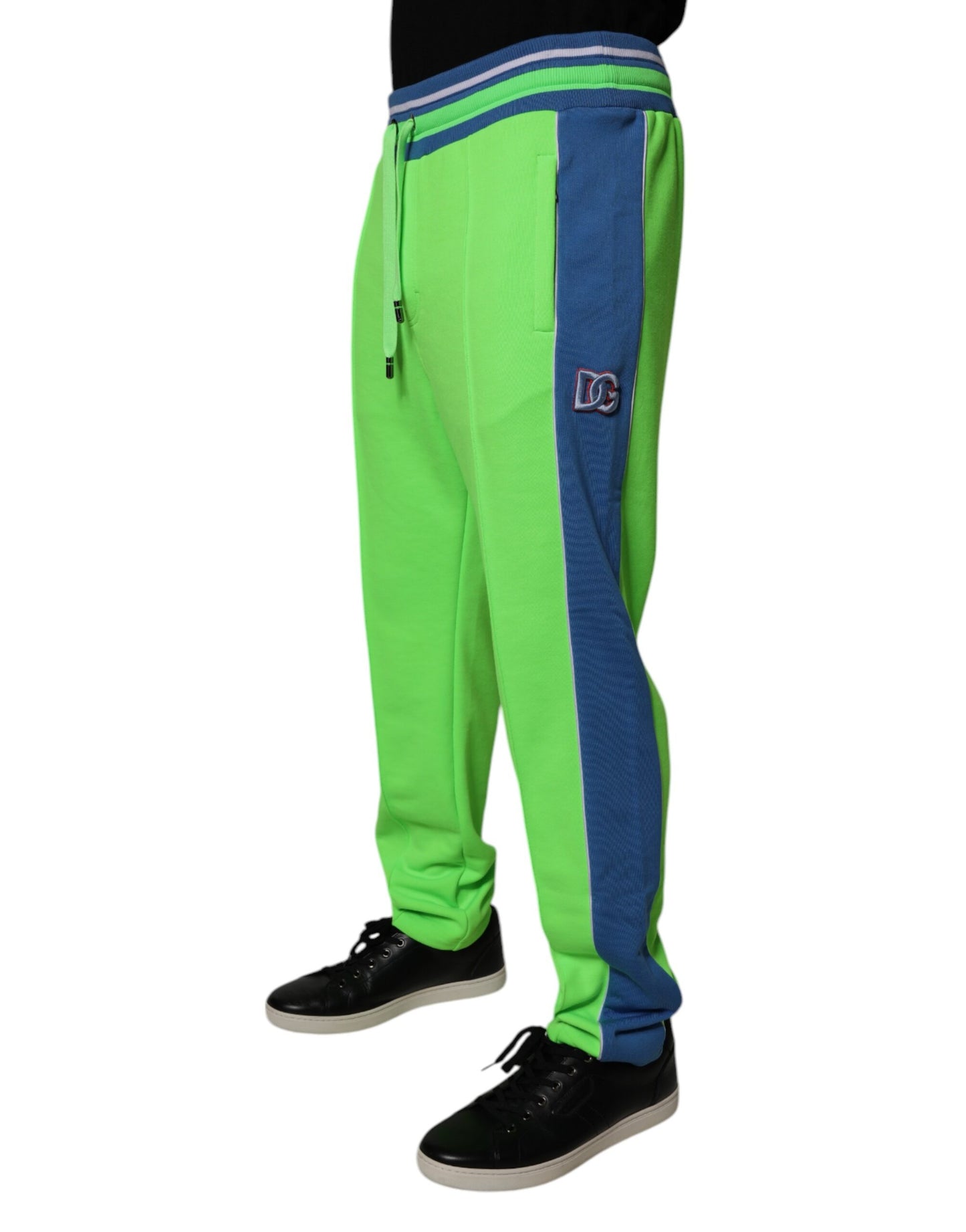 Dolce & Gabbana Green Blue Jogger Sweatpants Pants Dolce & Gabbana