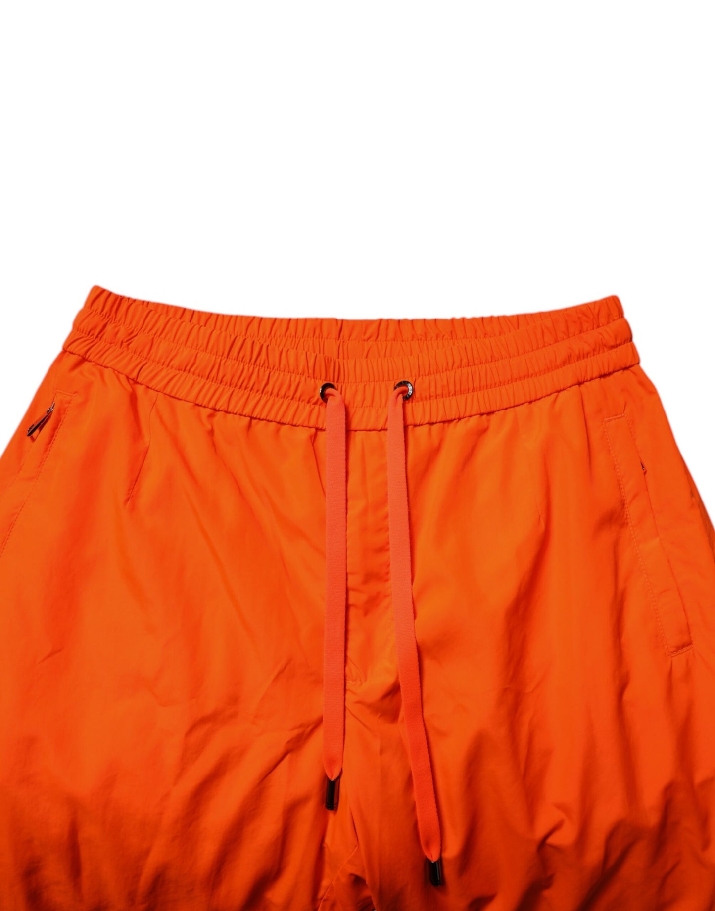 Dolce & Gabbana Orange Polyester Men Jogger Sweatpants Pants Dolce & Gabbana