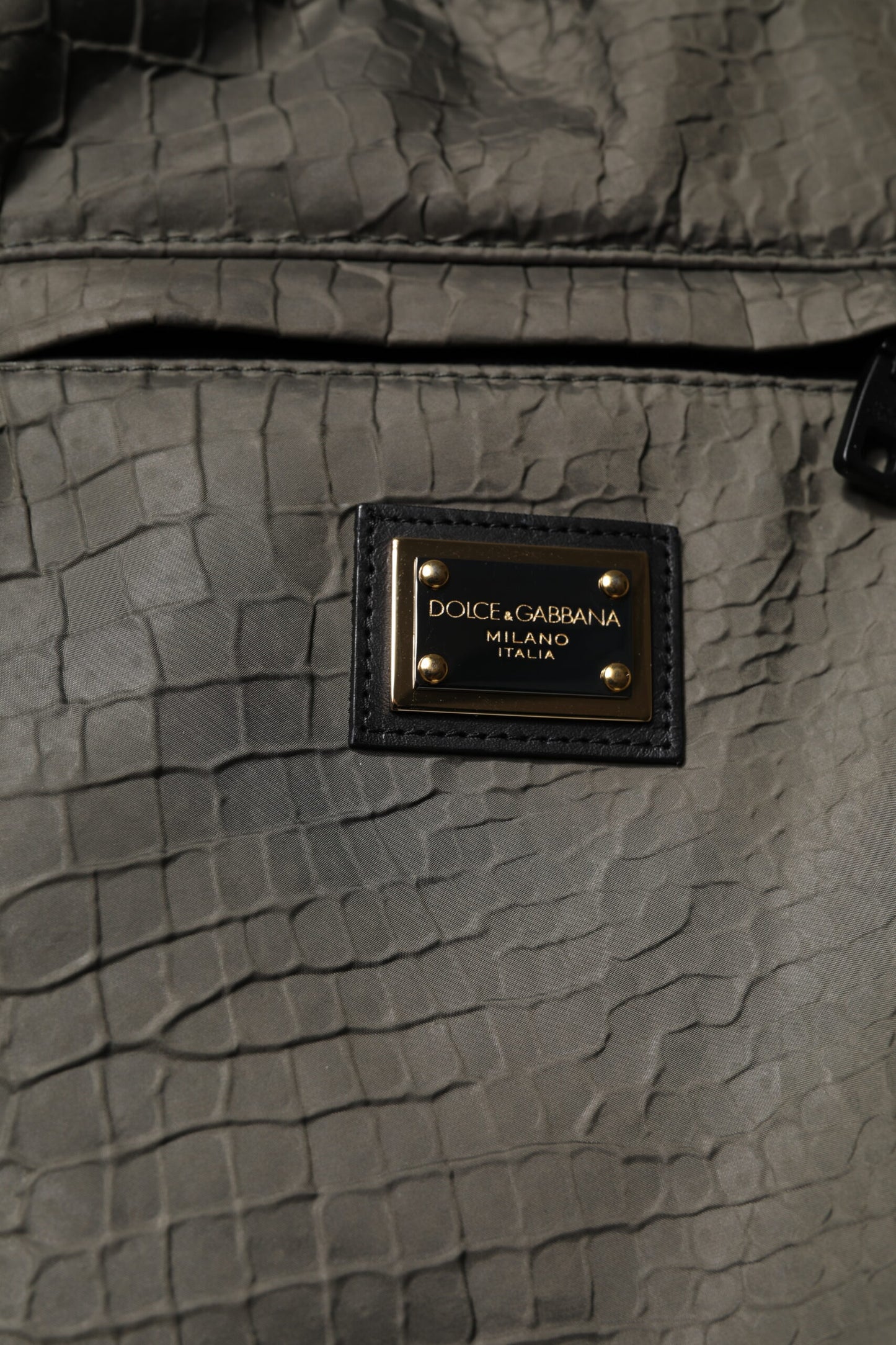 Dolce & Gabbana Brown Lambskin Leather Men Sweatpants Pants Dolce & Gabbana