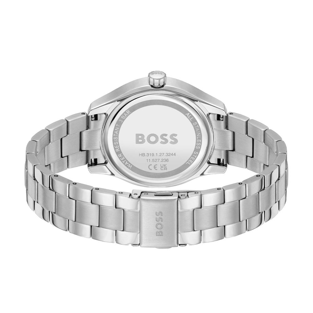 Hugo Boss Silver Stainless Steel Dress Watch Hugo Boss