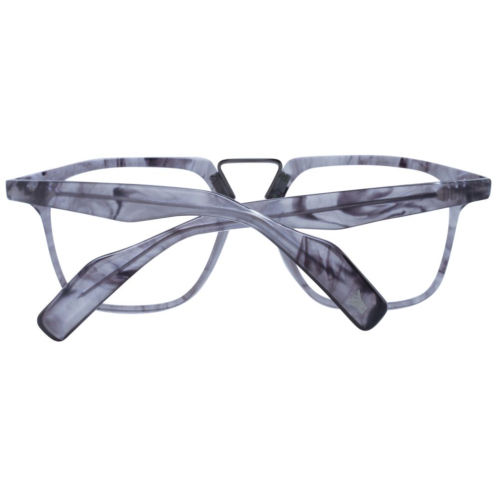 Yohji Yamamoto Gray Metal & Plastic Glasses Frames Yohji Yamamoto