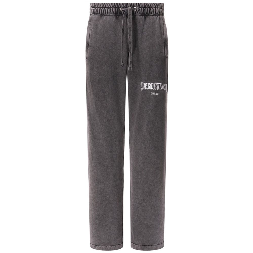 Diego Venturino Gray Cotton Jeans & Pant Diego Venturino