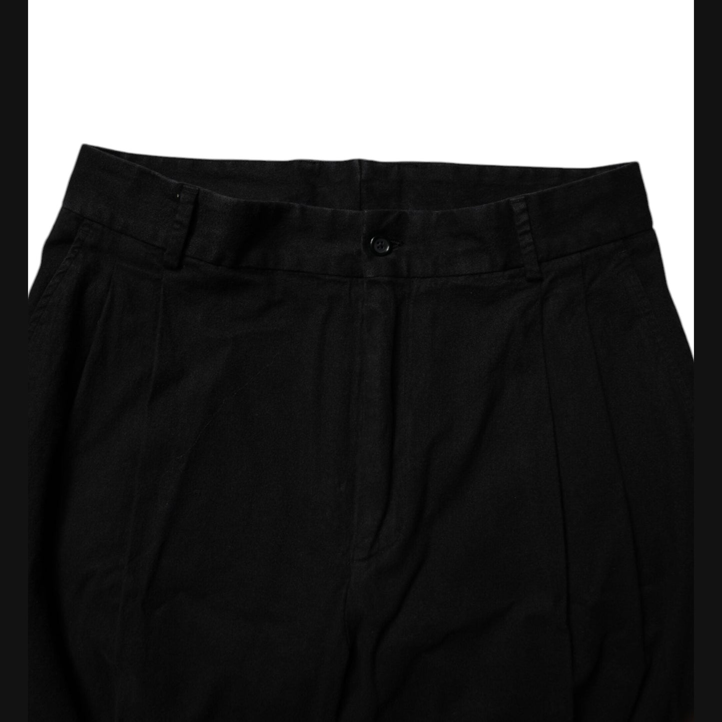 Dolce & Gabbana Black Cotton Stretch Skinny Pants