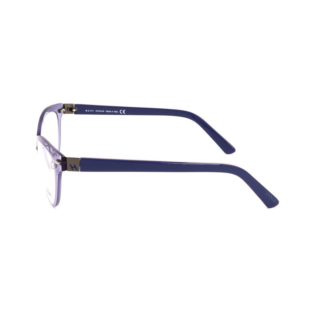Hogan Light Blue Plastic Glasses Frames