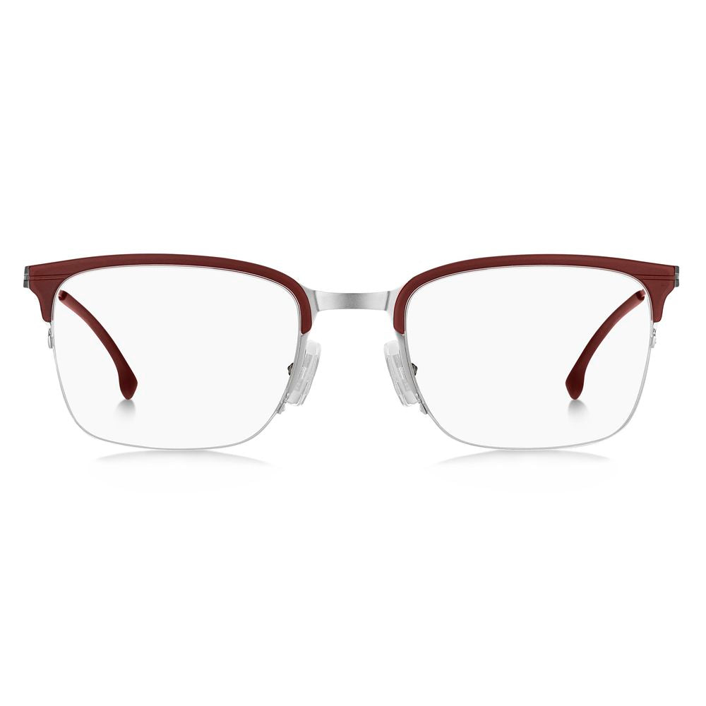 Hugo Boss Burgundy Metal Glasses Frames