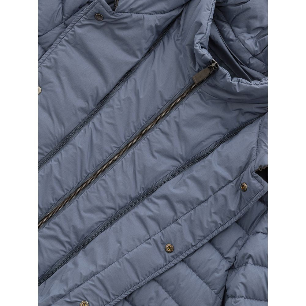 Herno Blue Polyester Jackets & Coat Herno