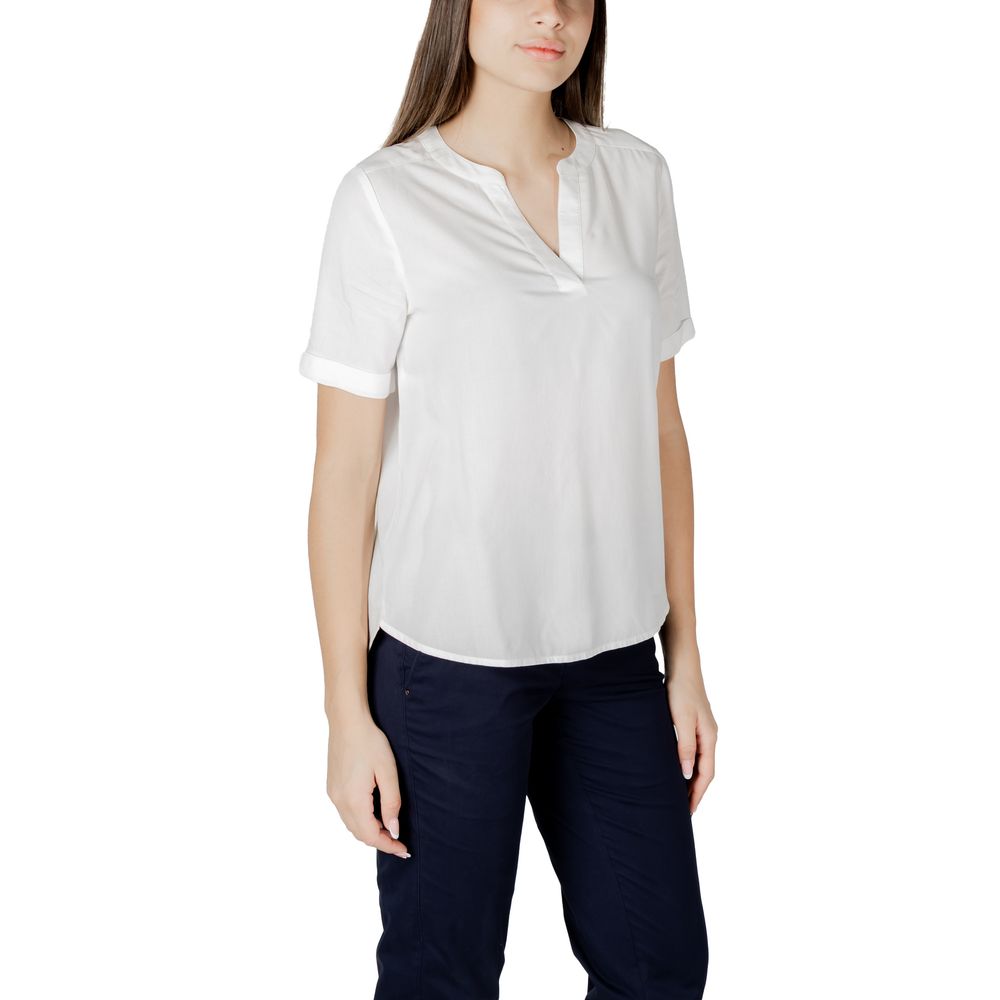 Street One White Viscose Blouse Street One