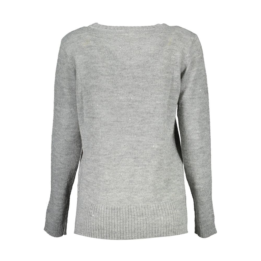 U.S. POLO ASSN. Silver Wool Women Sweater U.S. POLO ASSN.