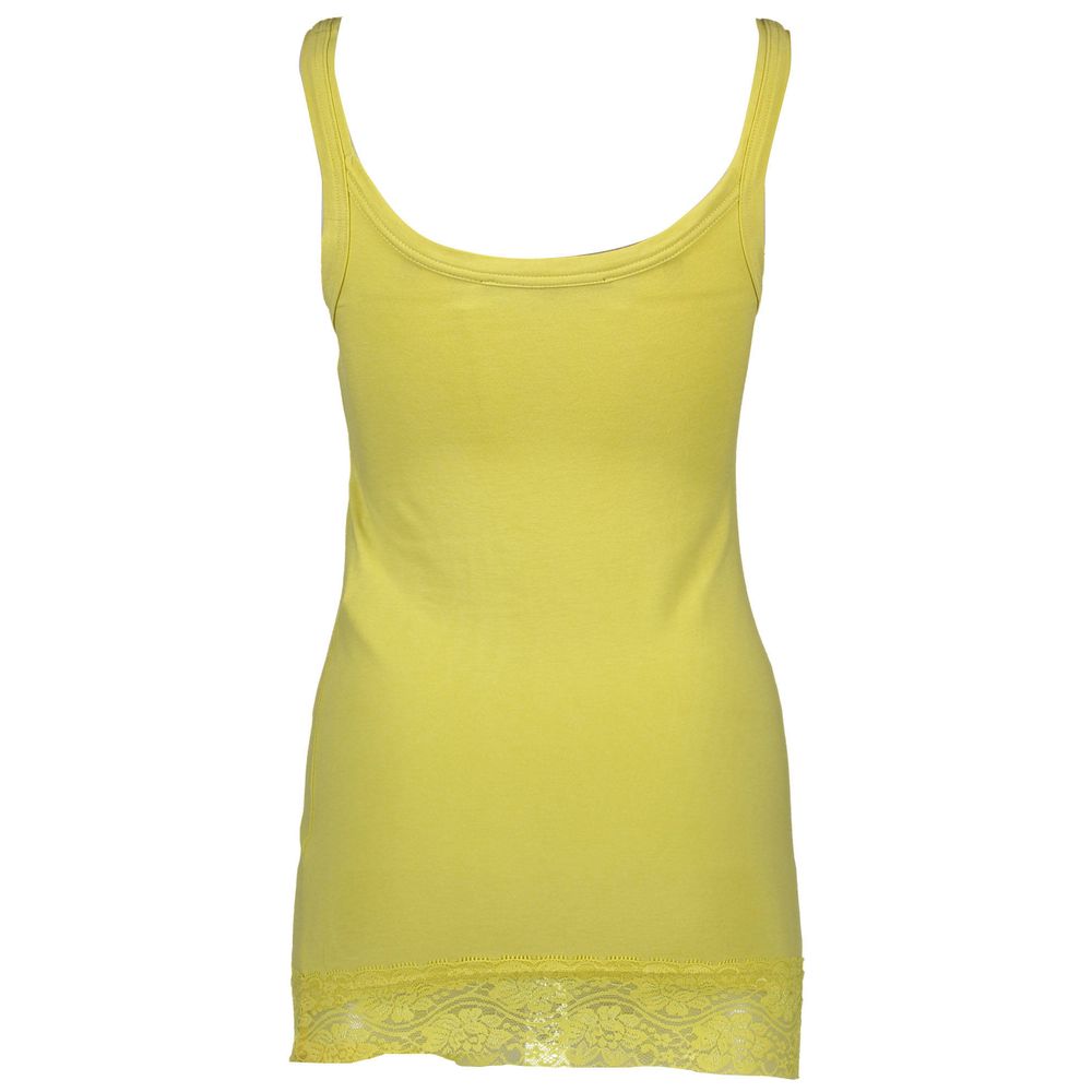 Silvian Heach Giallo Cotton Women T-Shirt Silvian Heach