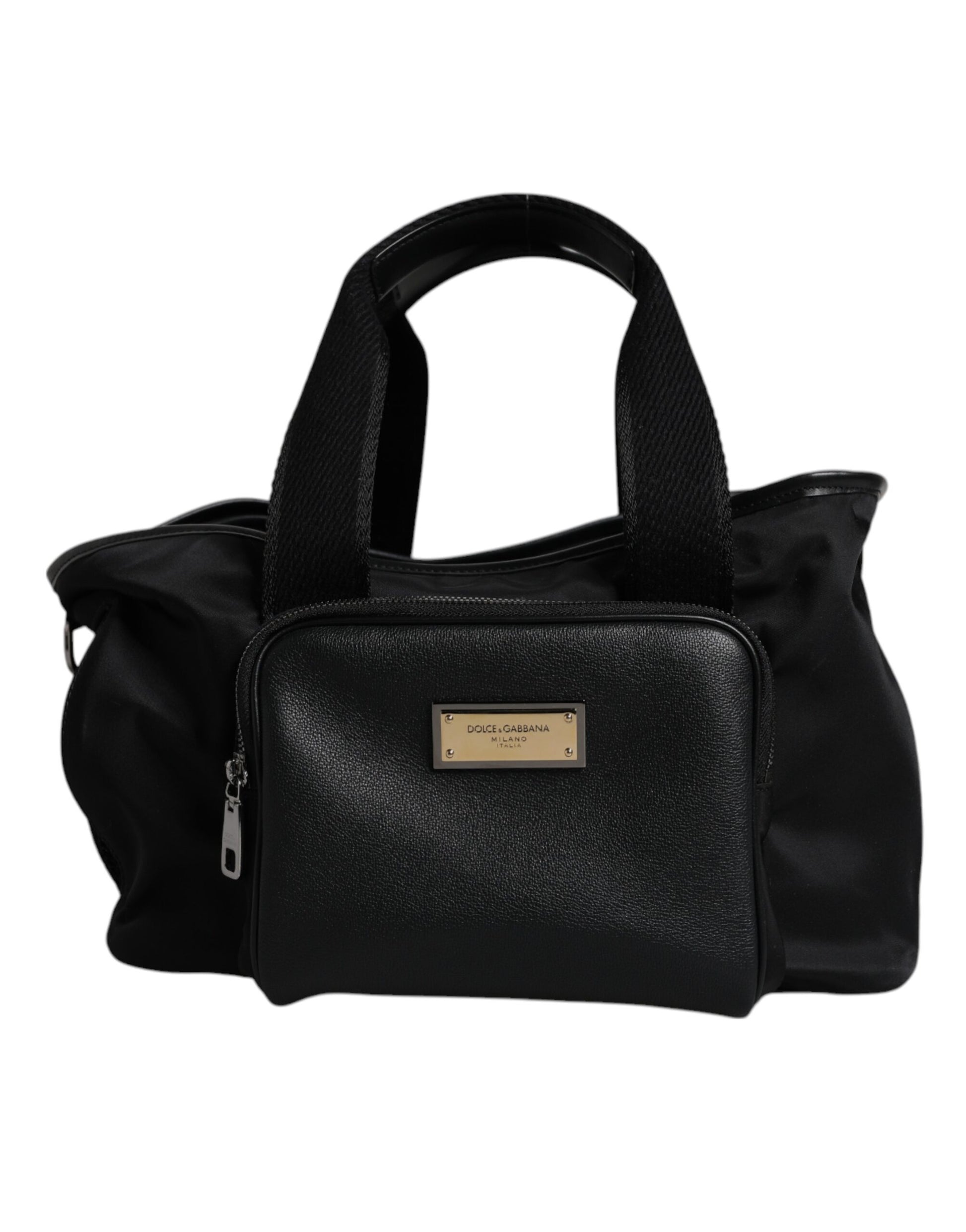 Dolce & Gabbana Black Shoulder Strap Pet Carry Logo Plaque Bag Dolce & Gabbana