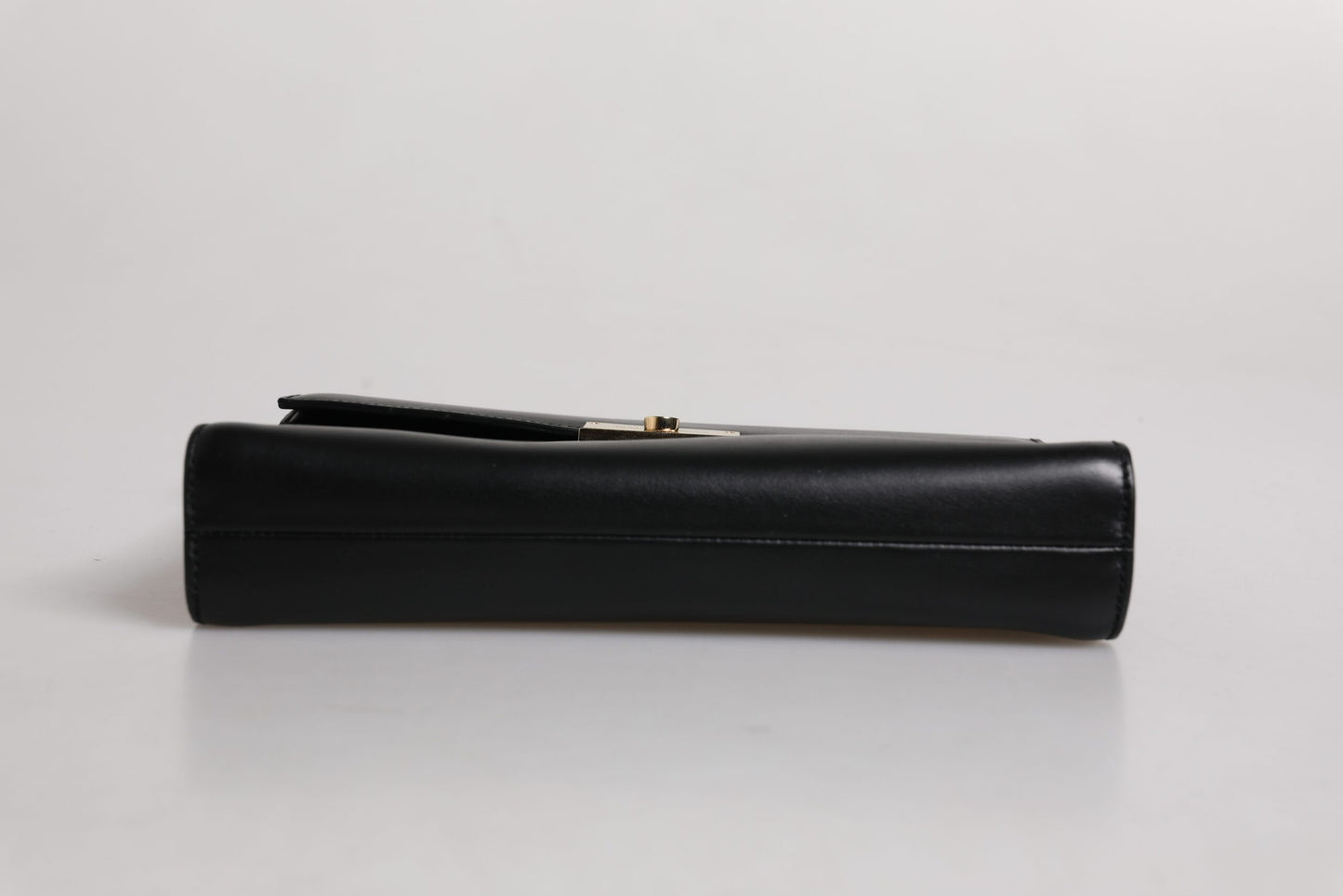 Dolce & Gabbana Black Leather Logo Plaque Document Briefcase Bag Dolce & Gabbana