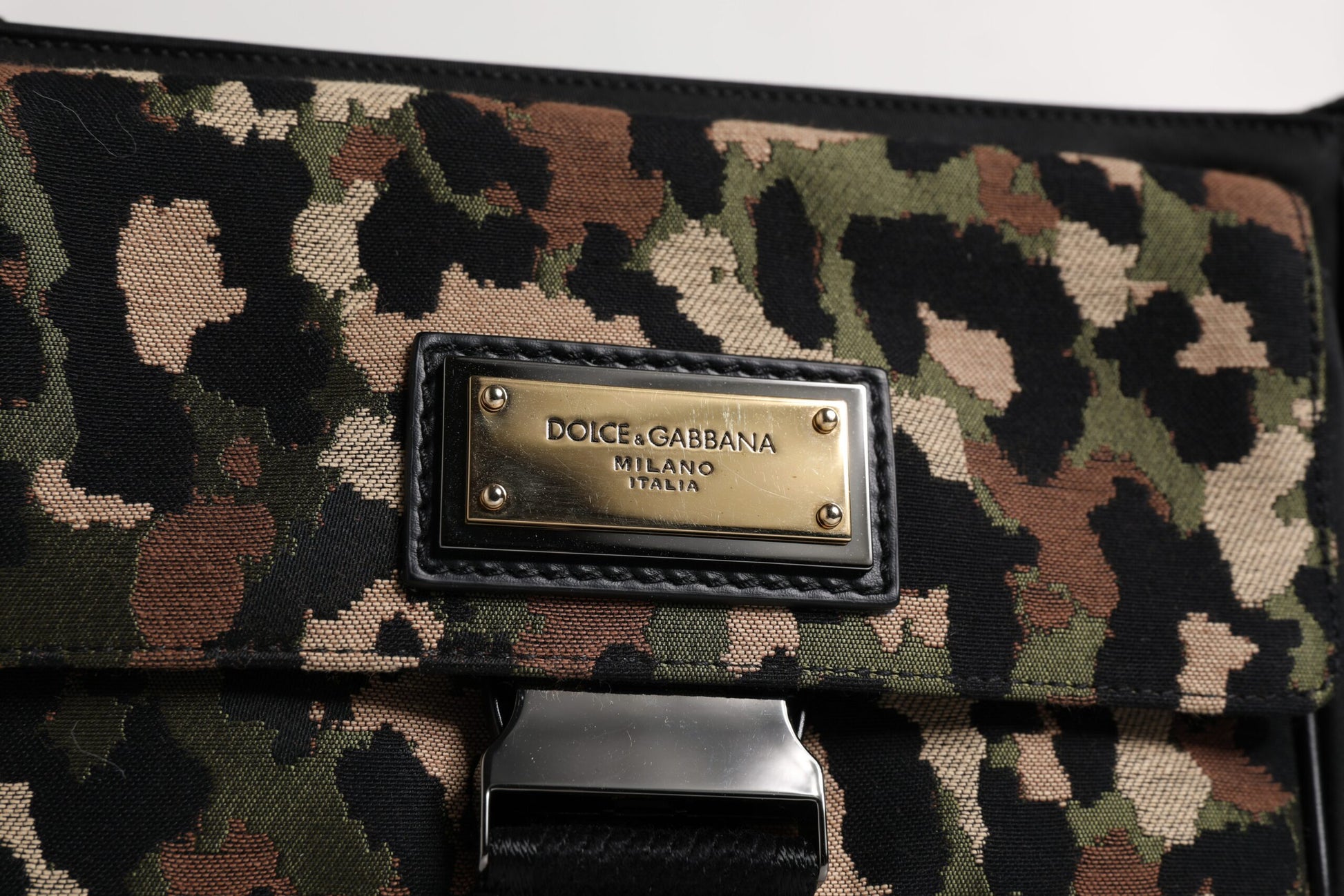 Dolce & Gabbana Multicolor Leopard Jacquard Crossbody Bag Dolce & Gabbana