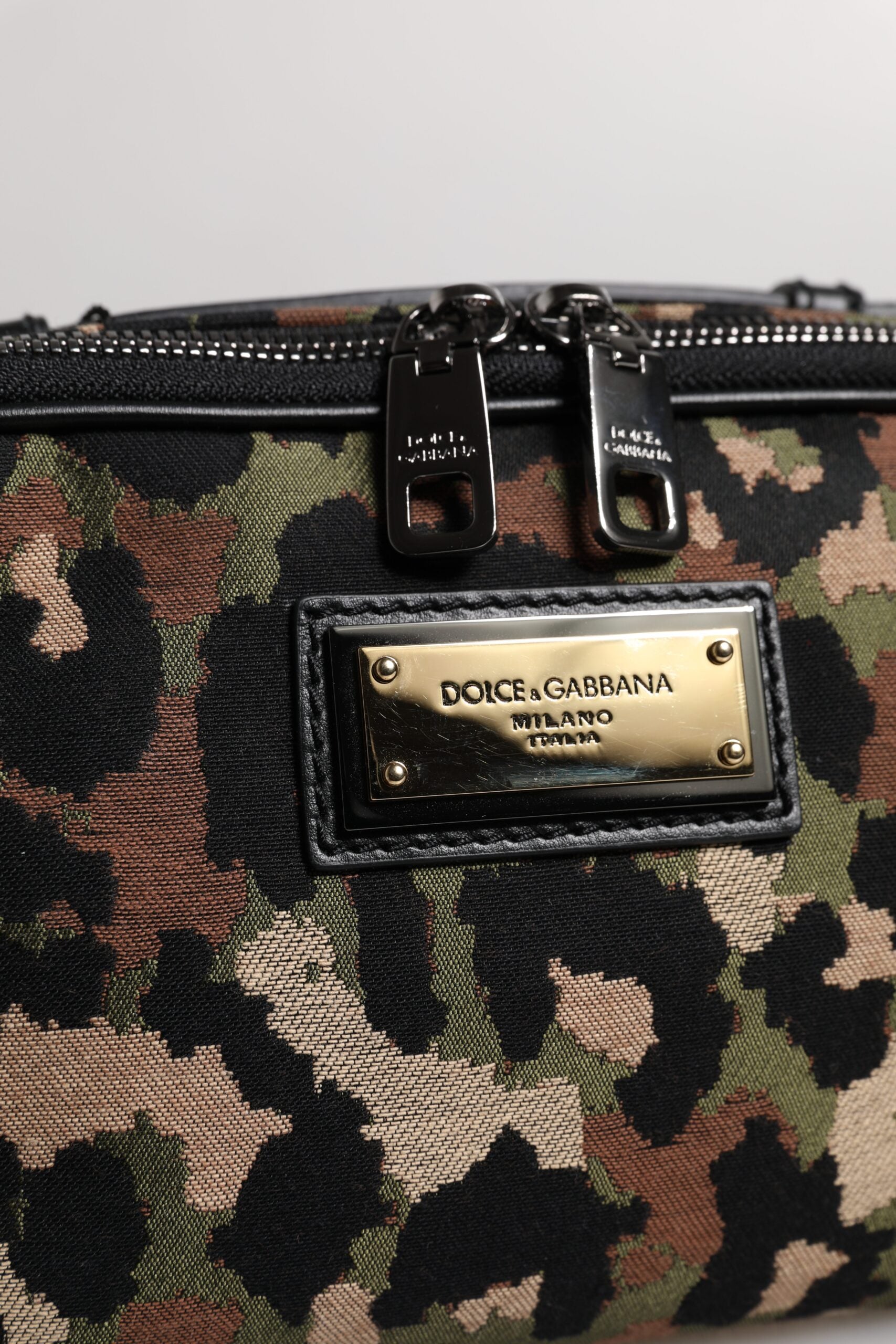 Dolce & Gabbana Multicolor Leopard DG Logo Belt Waist Fanny Pack Bag Dolce & Gabbana