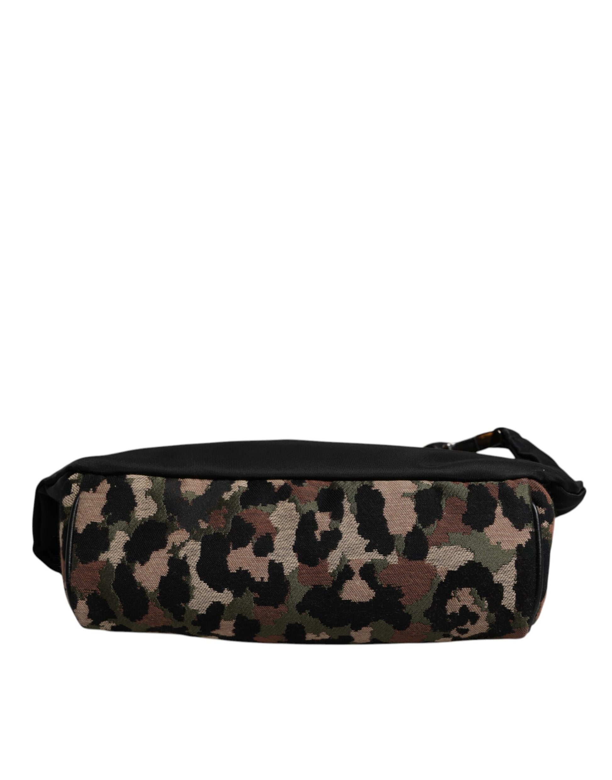 Dolce & Gabbana Multicolor Leopard DG Logo Belt Waist Fanny Pack Bag Dolce & Gabbana