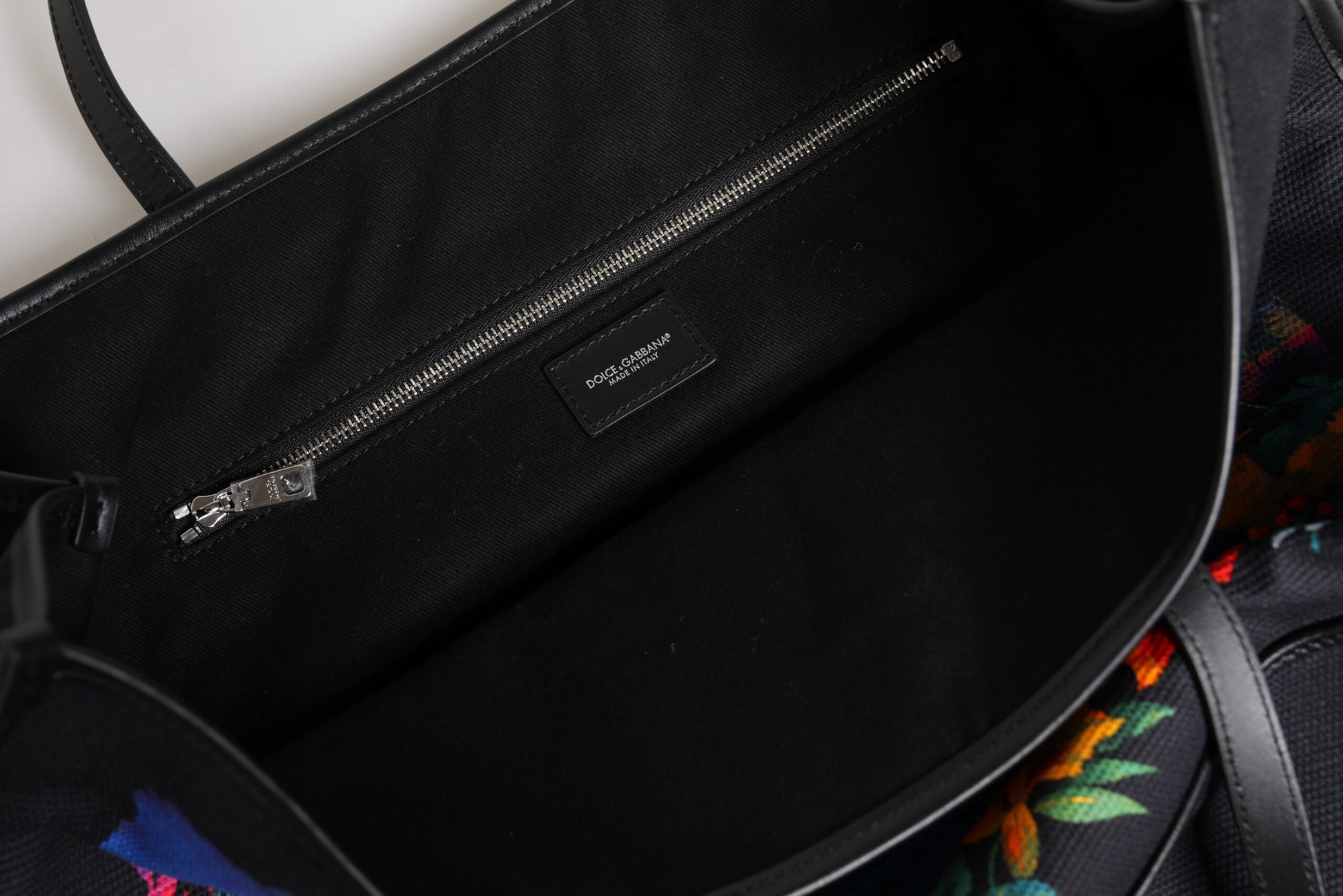 Dolce & Gabbana Multicolor Graphic Printed Top Handle Shopping Tote Bag Dolce & Gabbana