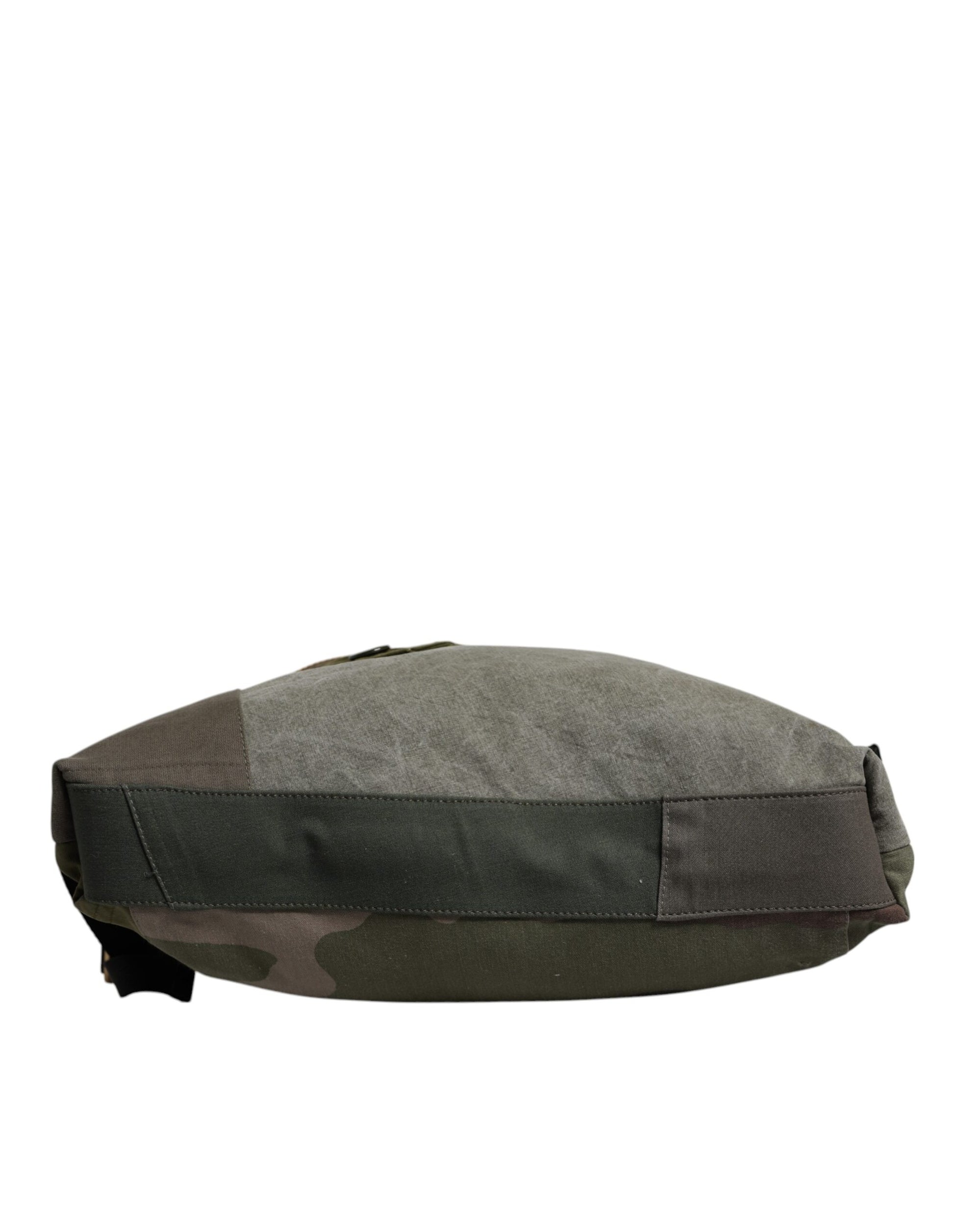Dolce & Gabbana Military Green Patchwork Rucksack Backpack Bag Dolce & Gabbana