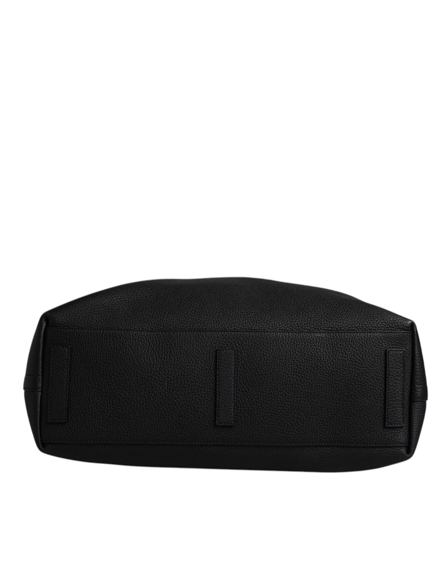 Dolce & Gabbana Black Calfskin Leather Hand Shoulder Duffle Bag Dolce & Gabbana