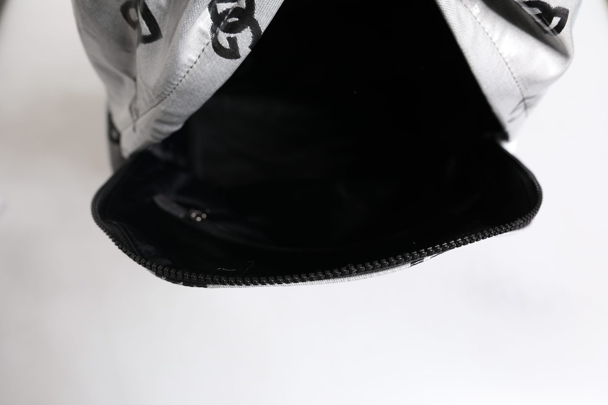 Dolce & Gabbana Polyester Gray Black DG Logo Plaque Backpack Bag Dolce & Gabbana