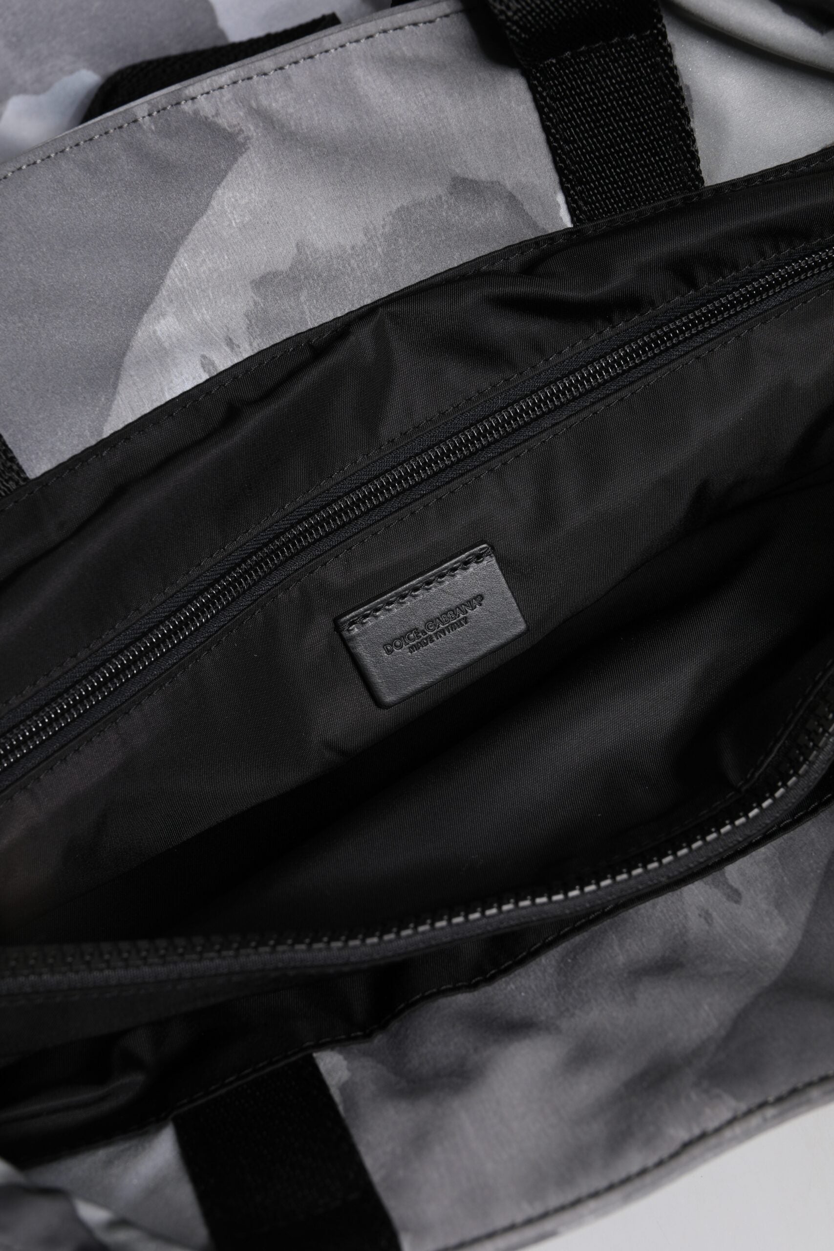 Dolce & Gabbana Black Camouflage Shoulder Strap Logo Plaque Bag Dolce & Gabbana