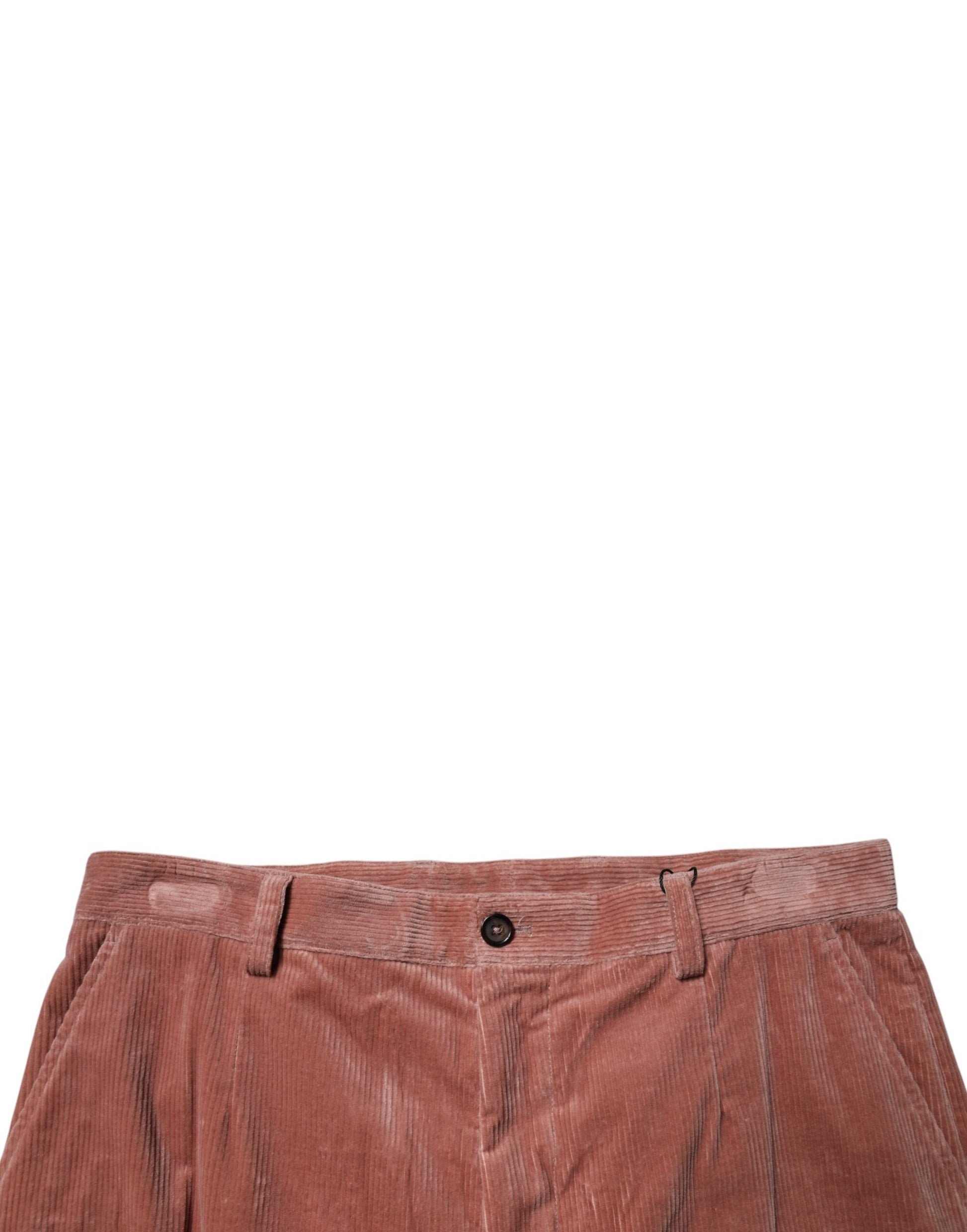 Dolce & Gabbana Brown Corduroy Cotton Cargo Men Denim Jeans Dolce & Gabbana