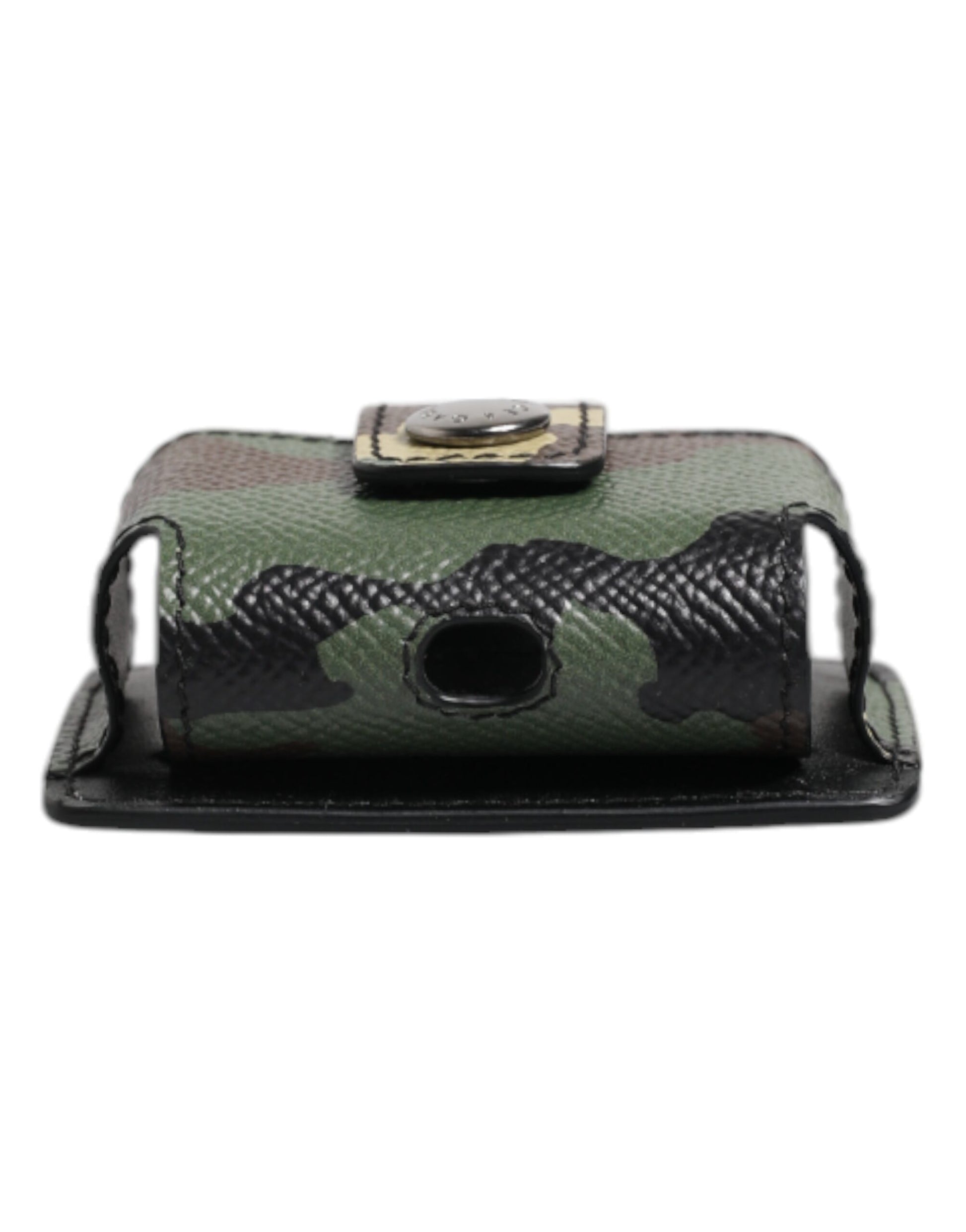 Dolce & Gabbana Multicolor Camouflage Leather Airpods Case Dolce & Gabbana