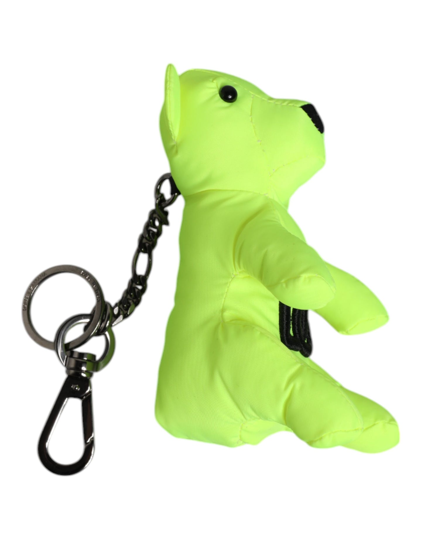 Dolce & Gabbana Green Bear Embroidered Logo Keychain Clasp Keyring Dolce & Gabbana