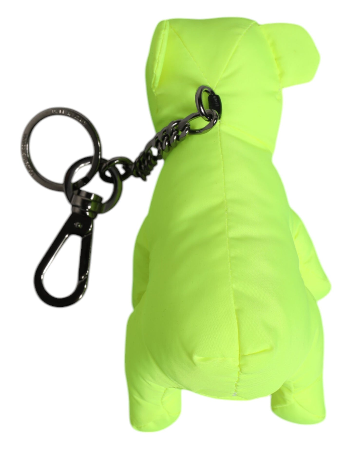 Dolce & Gabbana Green Bear Embroidered Logo Keychain Clasp Keyring Dolce & Gabbana