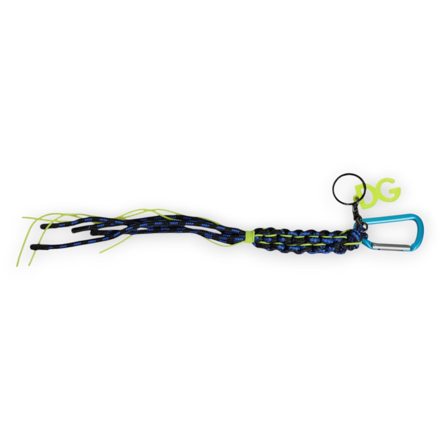 Dolce & Gabbana Multicolor Tape String DG Logo Keychain Polyester Keyring Dolce & Gabbana