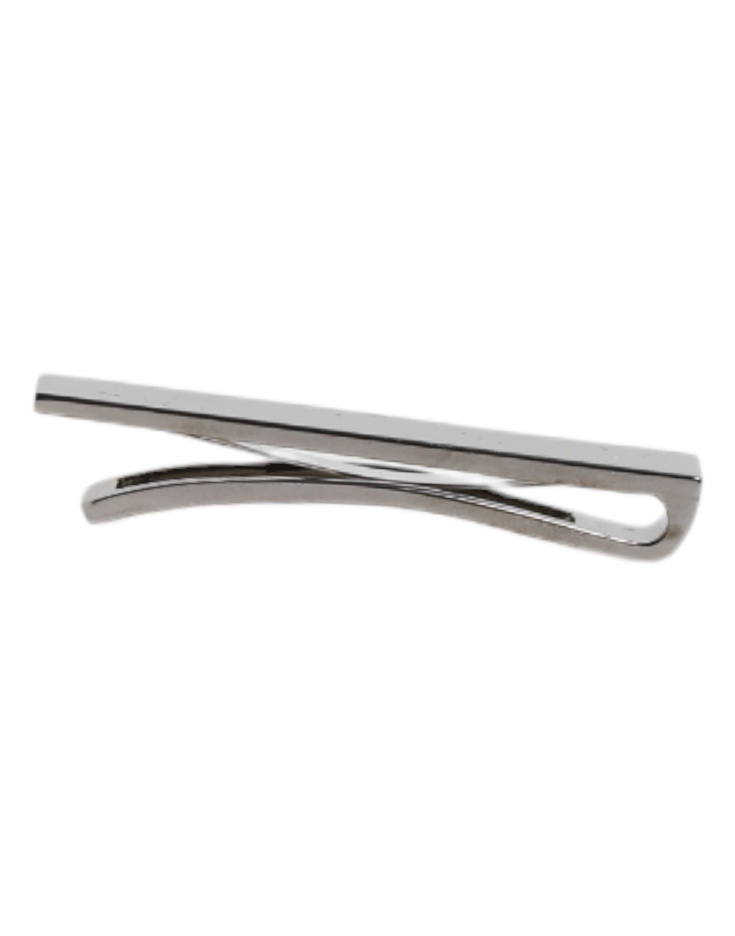 Dolce & Gabbana Black Tone Brass Logo Branded Tie Clip Bar Dolce & Gabbana