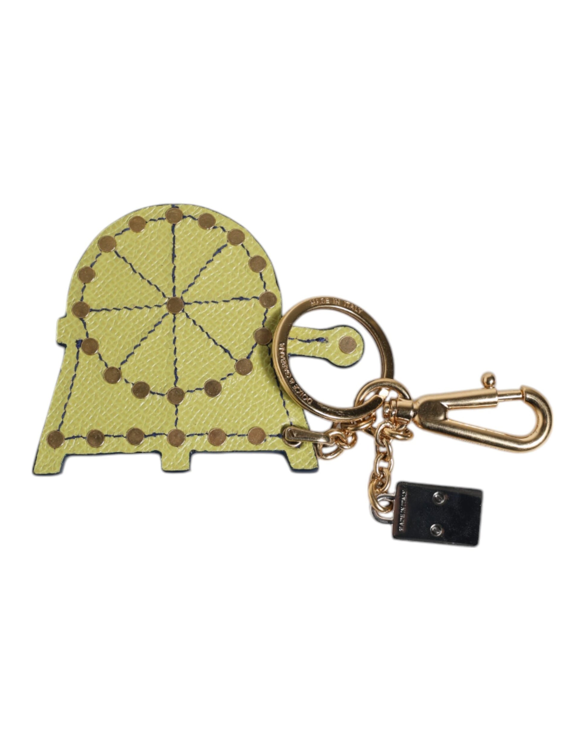 Dolce & Gabbana Multicolor Gold Tone Carretto Keychain Keyring Dolce & Gabbana