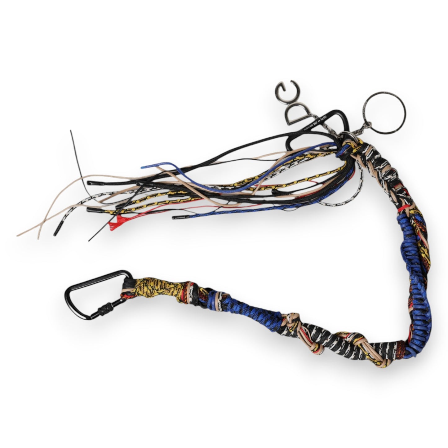 Dolce & Gabbana Multicolor Braided Rope Logo Bag Shoulder Strap Dolce & Gabbana