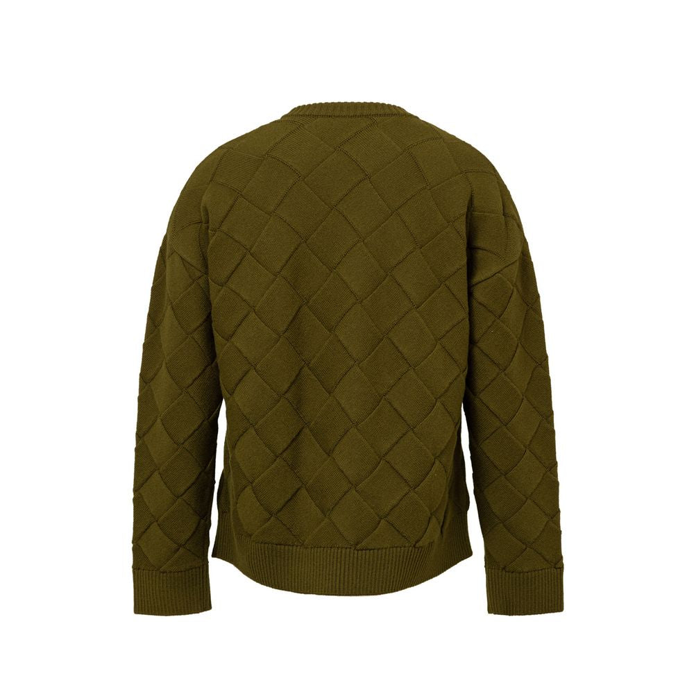 Bottega Veneta Green Wool Sweater Bottega Veneta