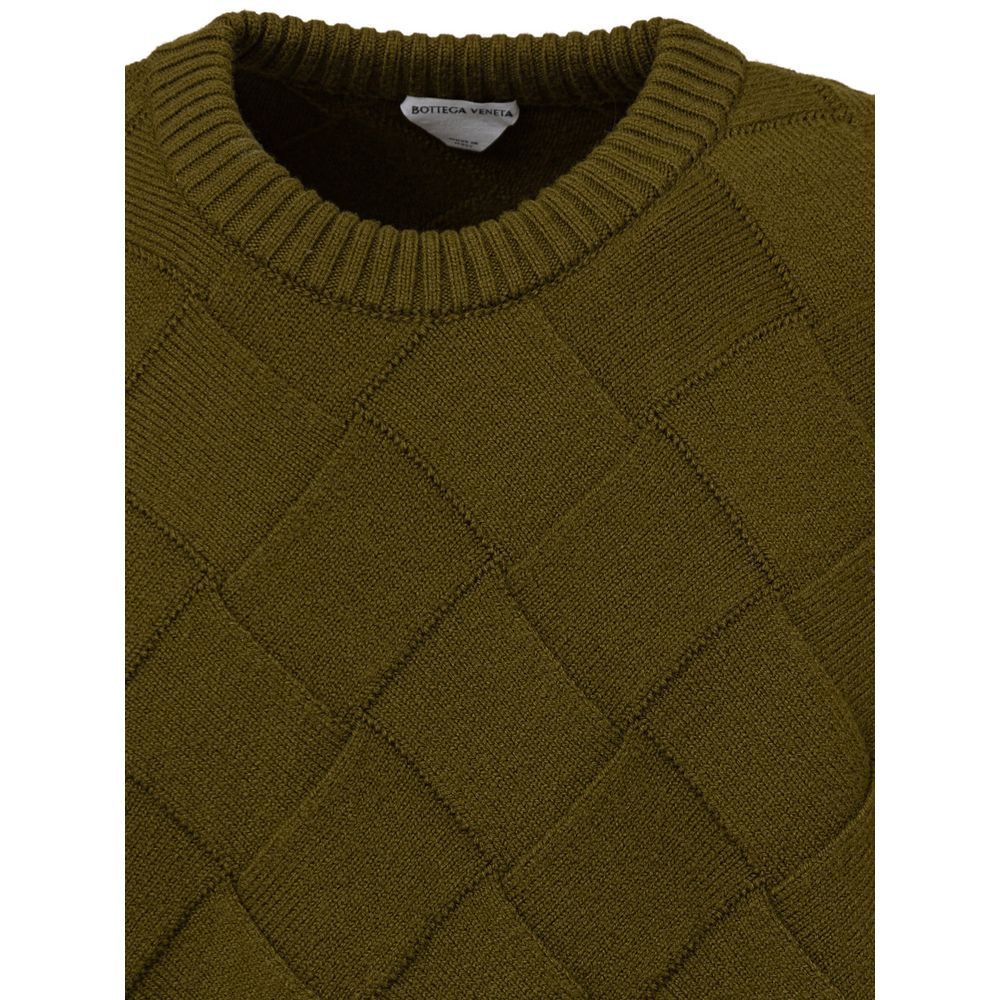 Bottega Veneta Green Wool Sweater Bottega Veneta