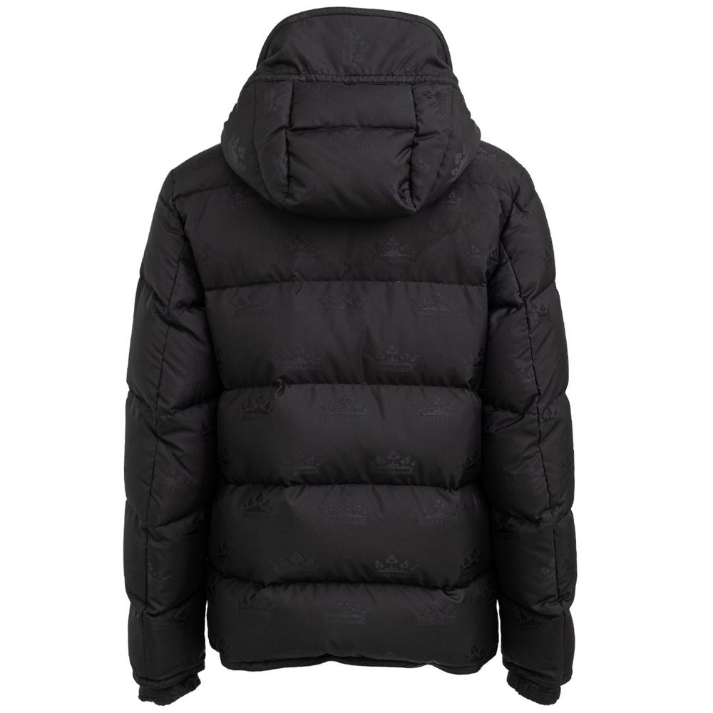 Dolce & Gabbana Black Cotton Jackets & Coat Dolce & Gabbana