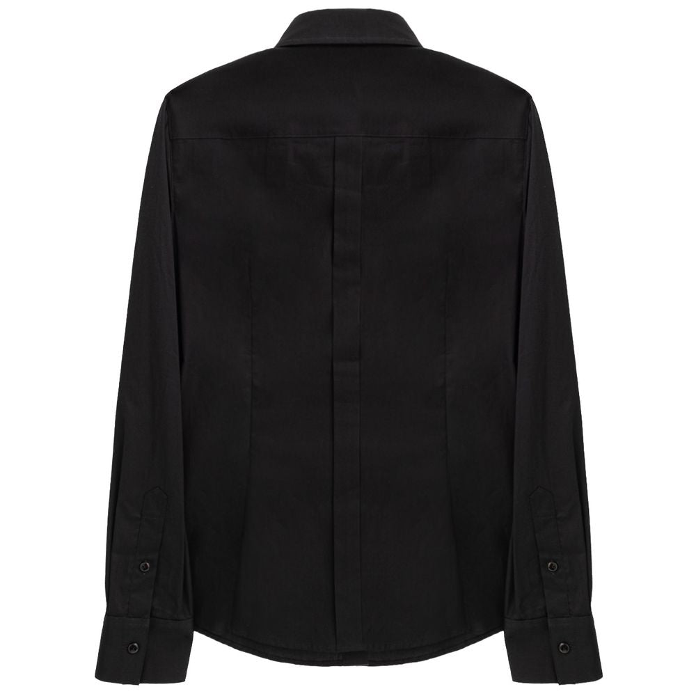 Dolce & Gabbana Black Cotton Shirt Dolce & Gabbana