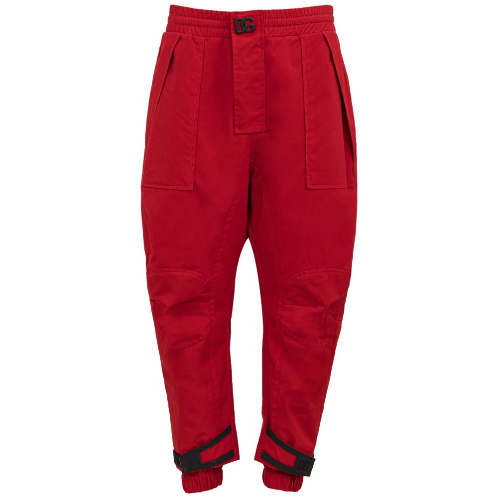 Dolce & Gabbana Red Polyamide Pant Dolce & Gabbana