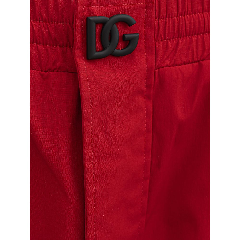Dolce & Gabbana Red Polyamide Pant Dolce & Gabbana